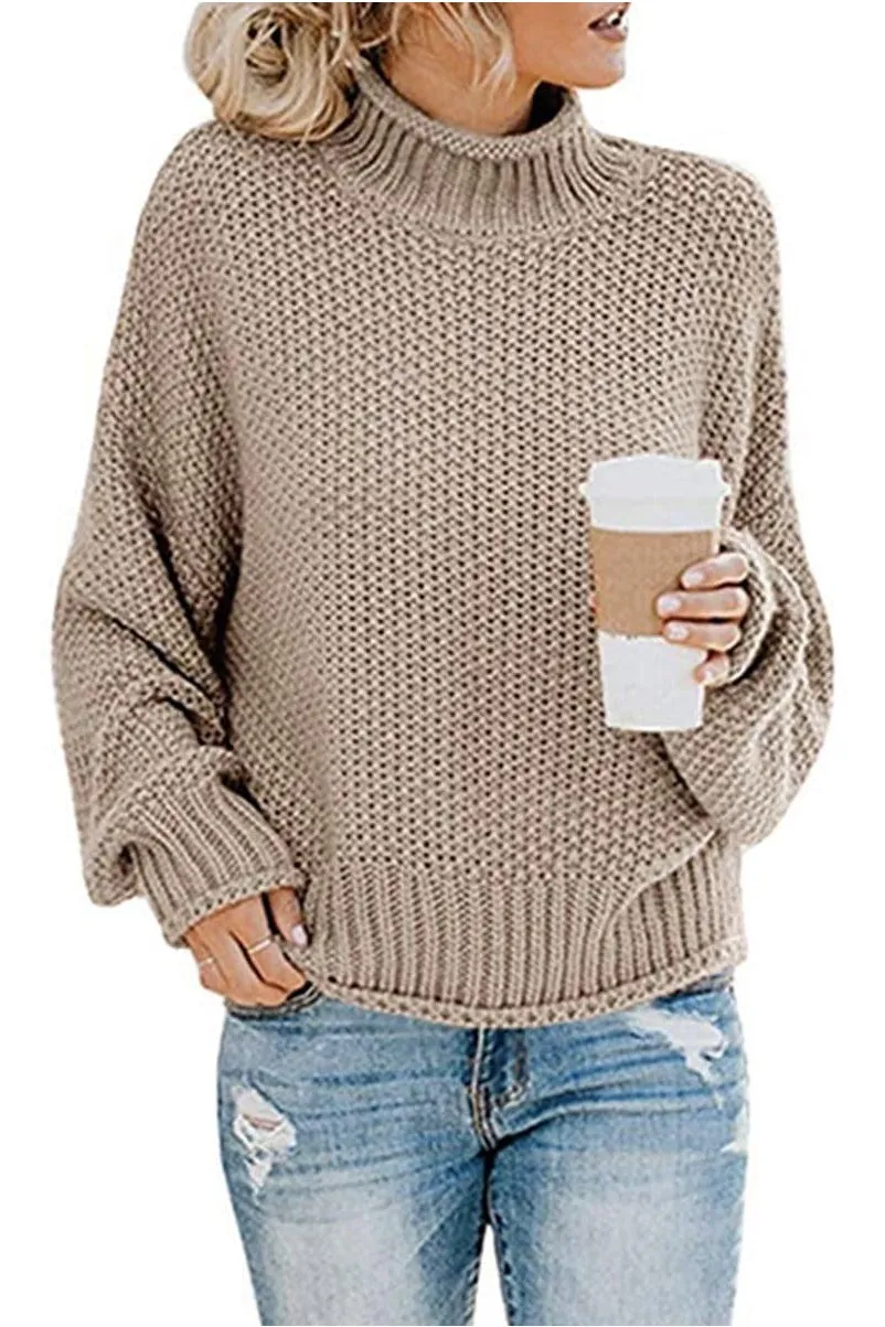 Sophie Turtleneck Dropped Shoulder Sweater