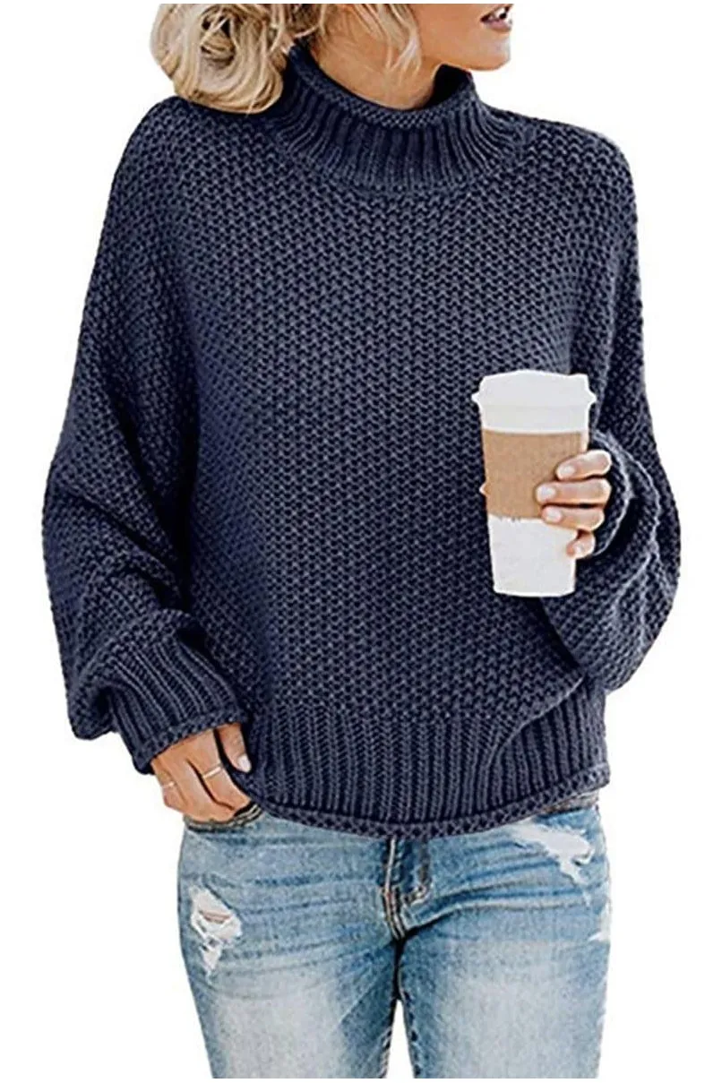 Sophie Turtleneck Dropped Shoulder Sweater