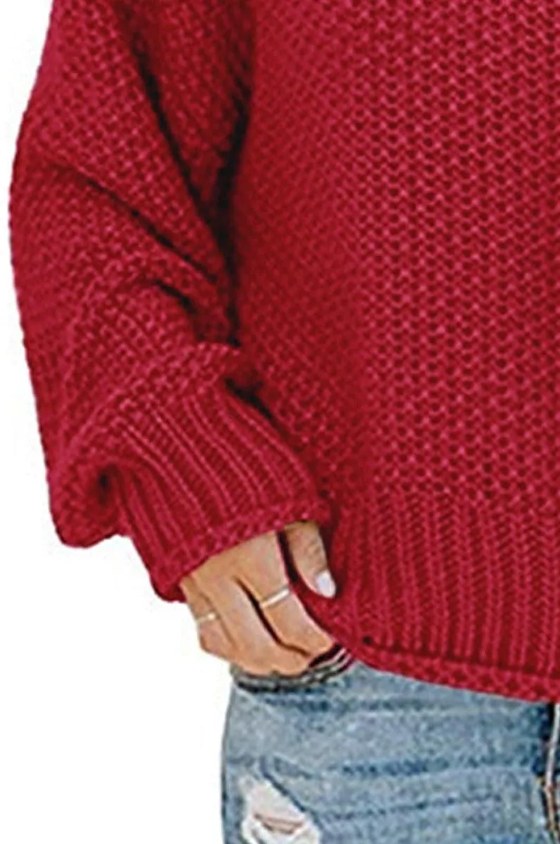 Sophie Turtleneck Dropped Shoulder Sweater