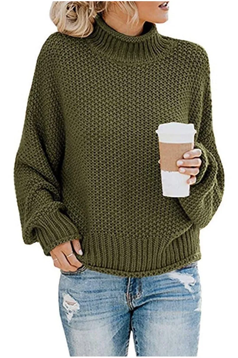 Sophie Turtleneck Dropped Shoulder Sweater