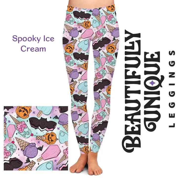 Spooky Ice Cream Leggings