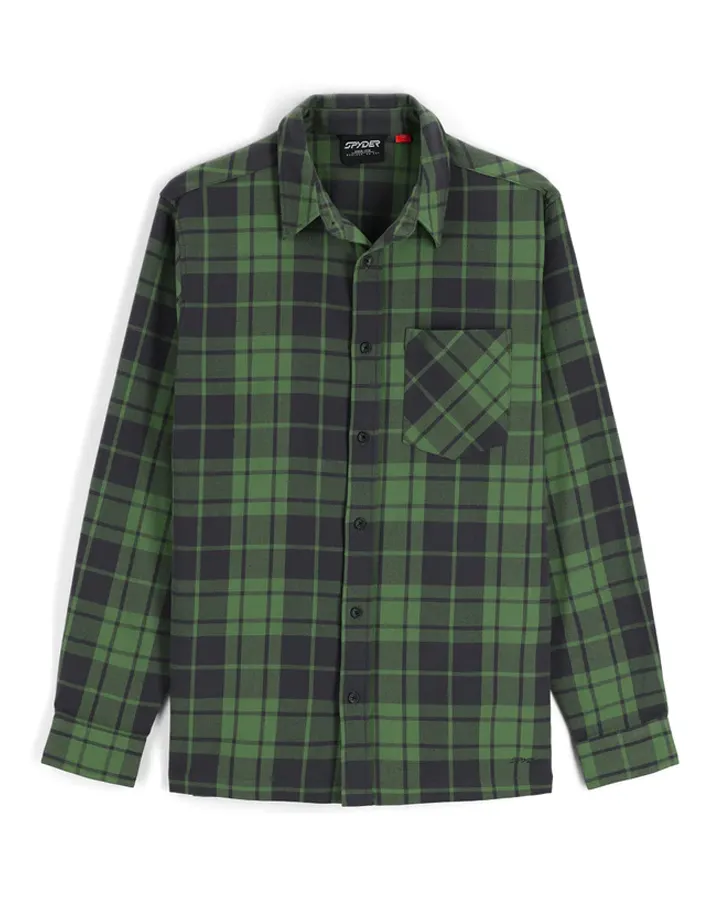 Spyder Elevation Tech Flannel - Pine Plaid - 2023