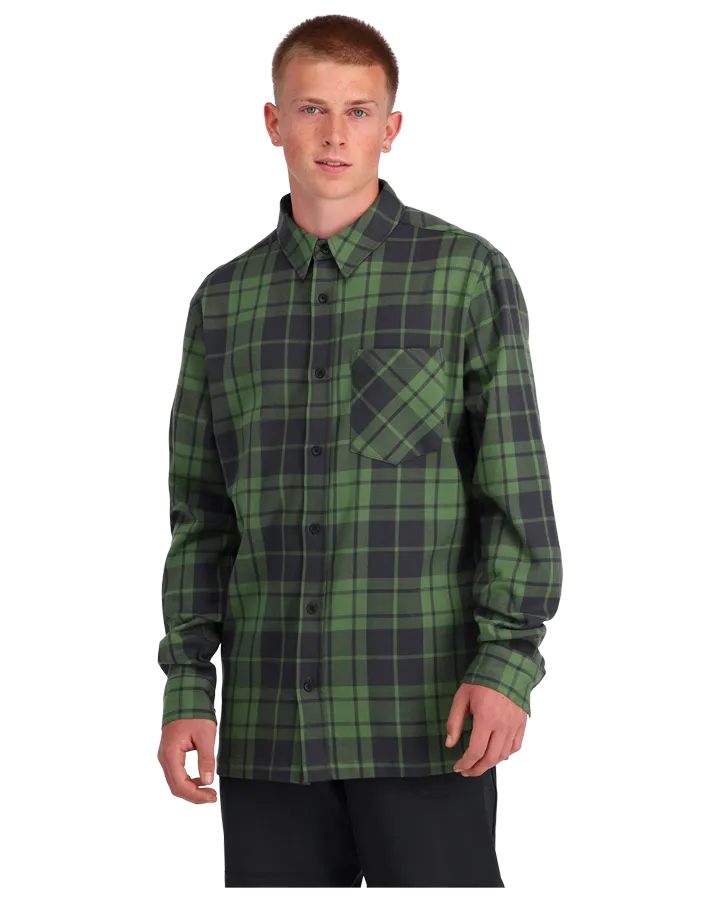 Spyder Elevation Tech Flannel - Pine Plaid - 2023