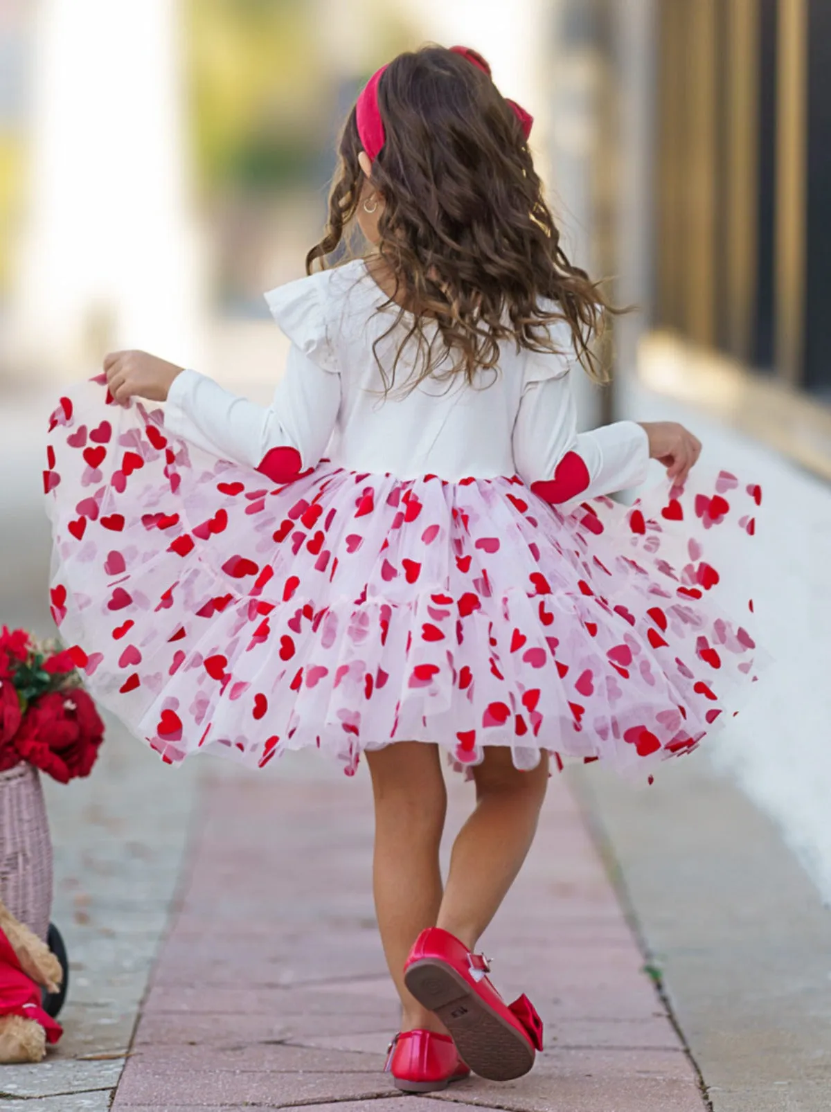 Sweet Love Heart Tutu Dress