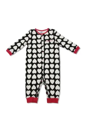 TeePeeTo Heart Girl Romper Sleepwear