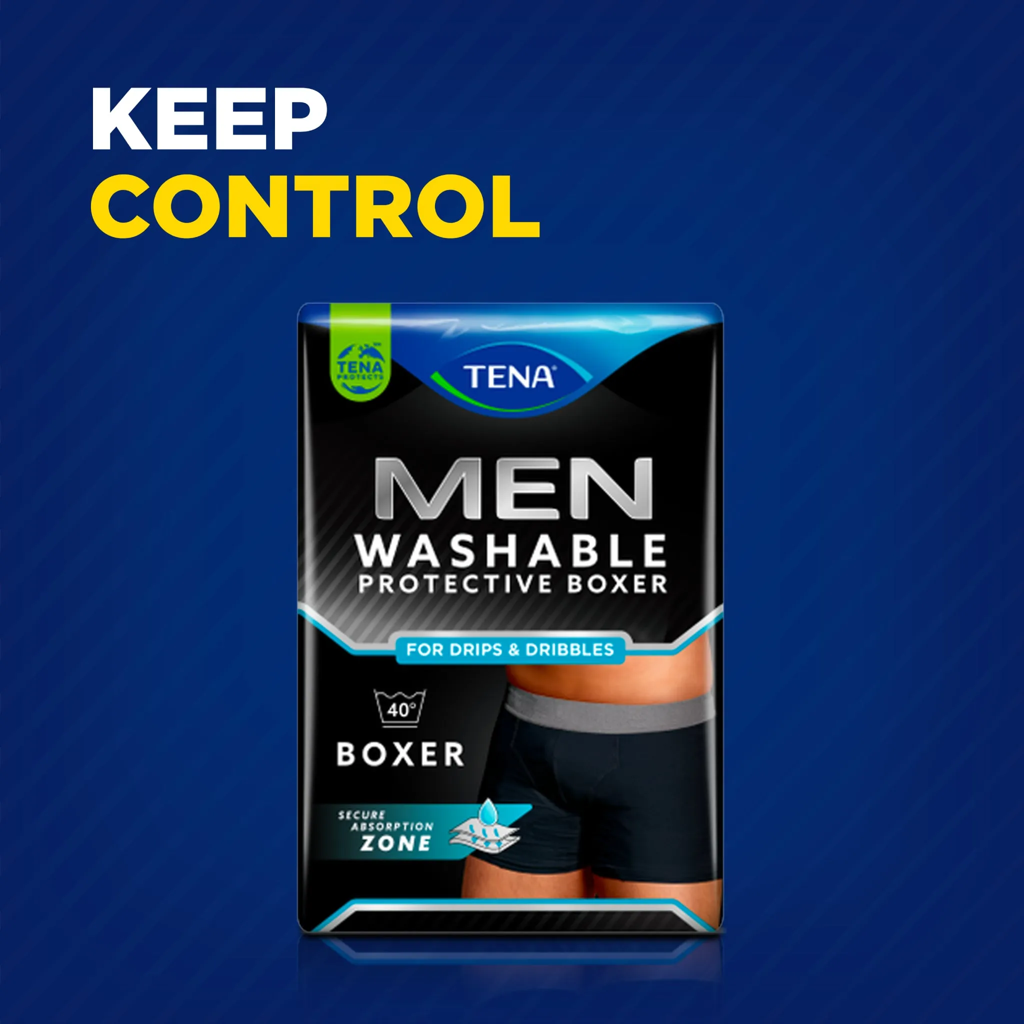 Tena Mens Washable Boxer Large