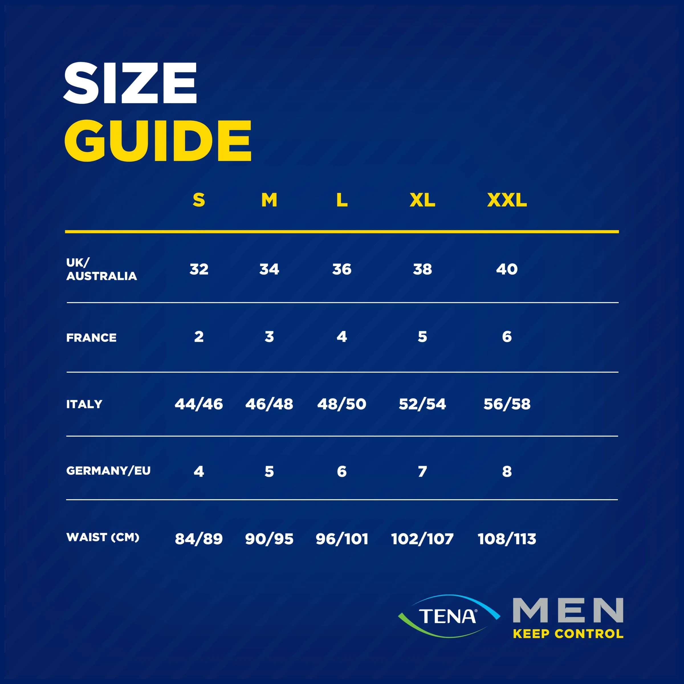 Tena Mens Washable Boxer Large