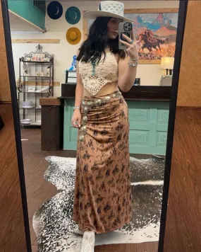 The Buckin' Horses Maxi Skirt