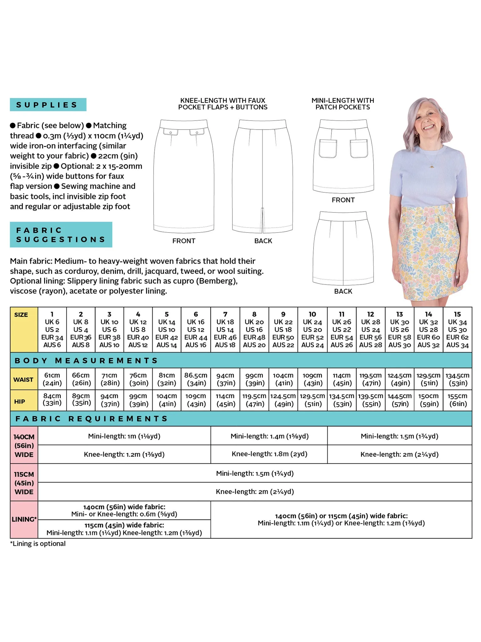 Tilly and the Buttons - Ramona Skirt Sewing Pattern (6-34)