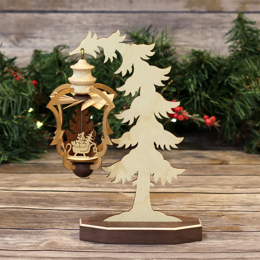 Tree Holder with Ornament - Santa