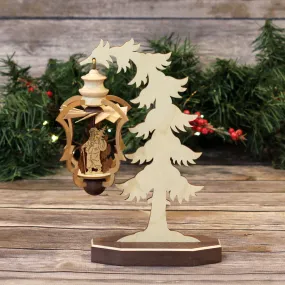 Tree Holder with Ornament - Santa