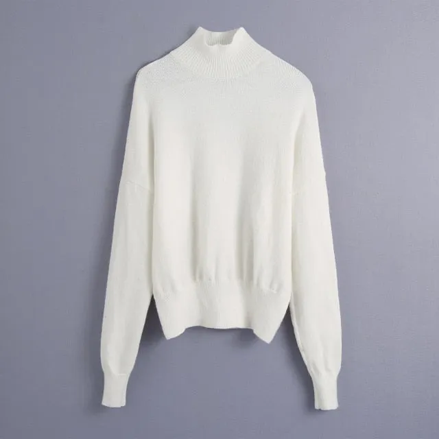 Turtleneck Knitted Sweater