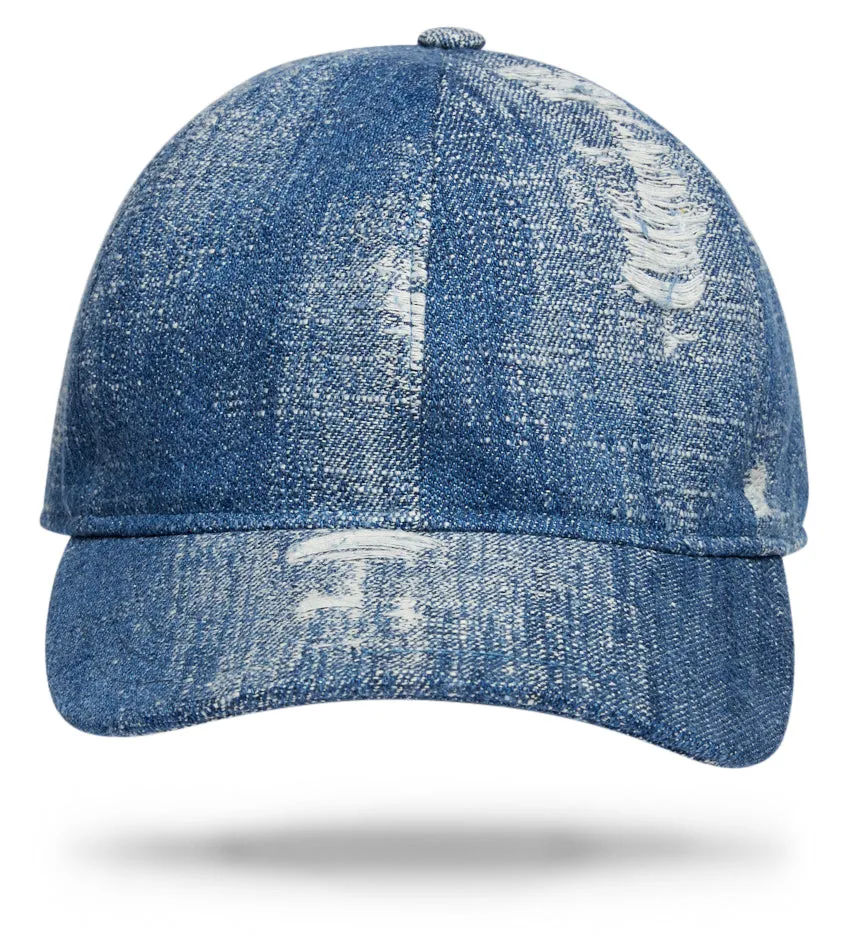 Upcycled Denim Baseball Cap M