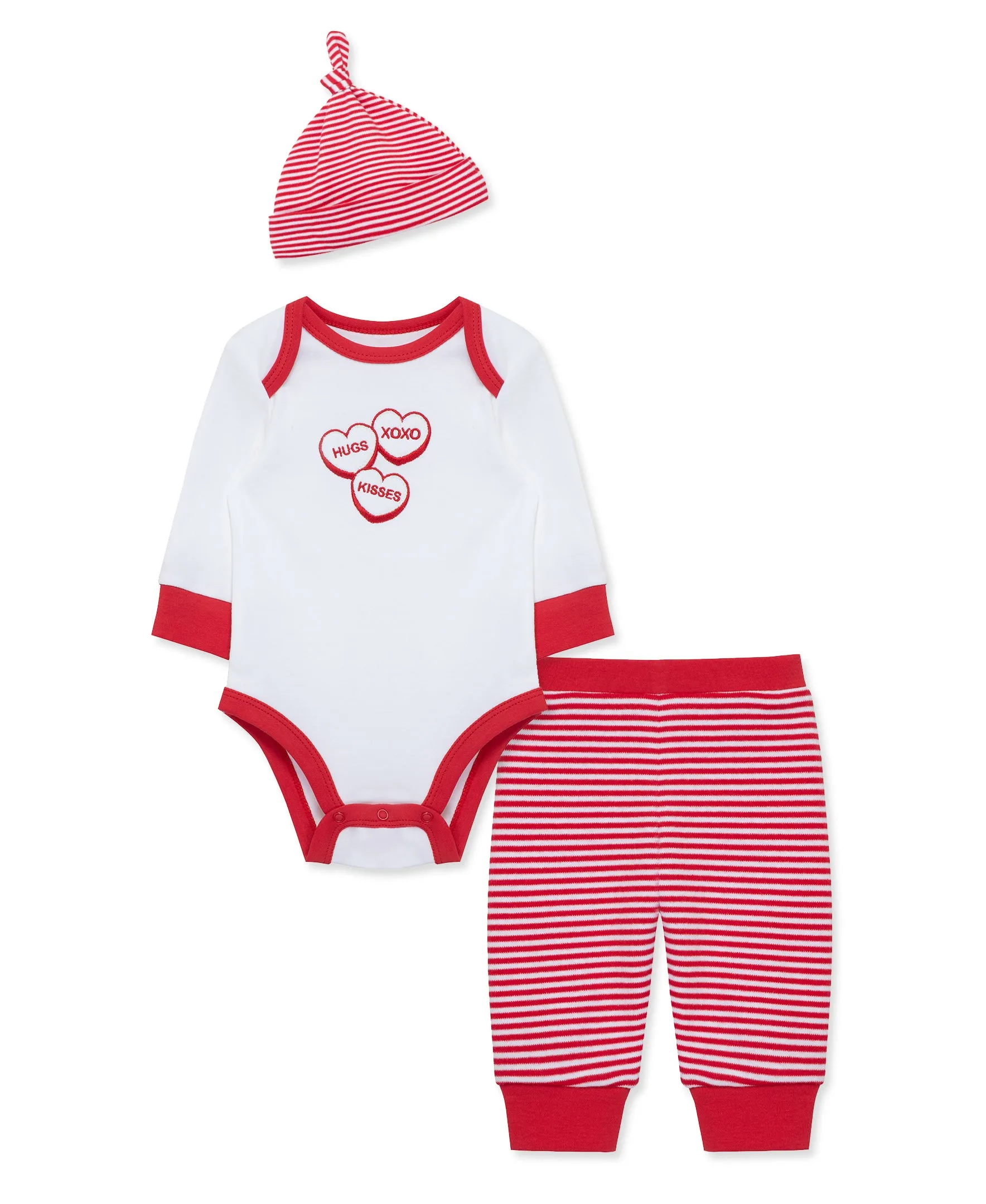 Valentine Hearts Bodysuit Set