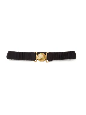 Venyx Jewelled Shell Belt Black