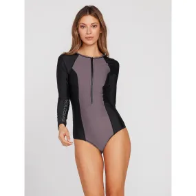 Volcom - Women's Simply Solid Bodysuit - Steel Purple