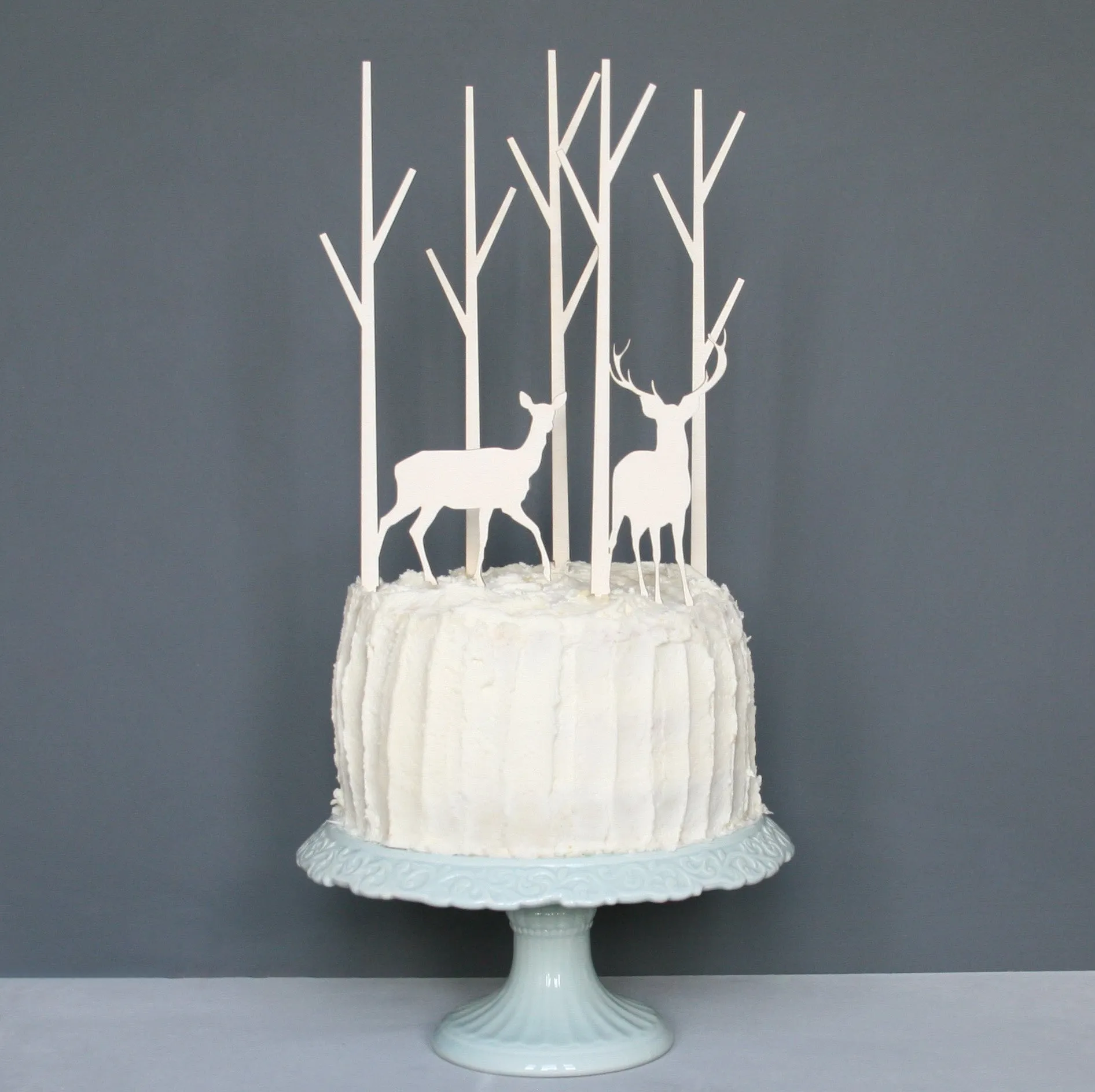 Winter Scene Cake Topper