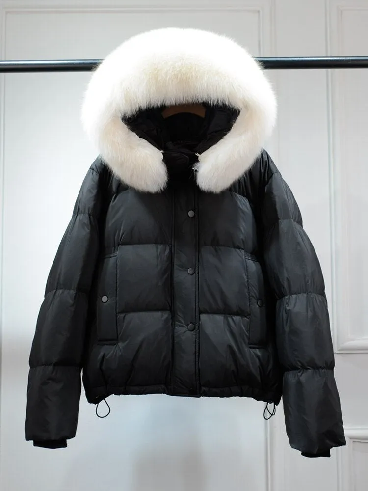 Women Short Puffer Coat