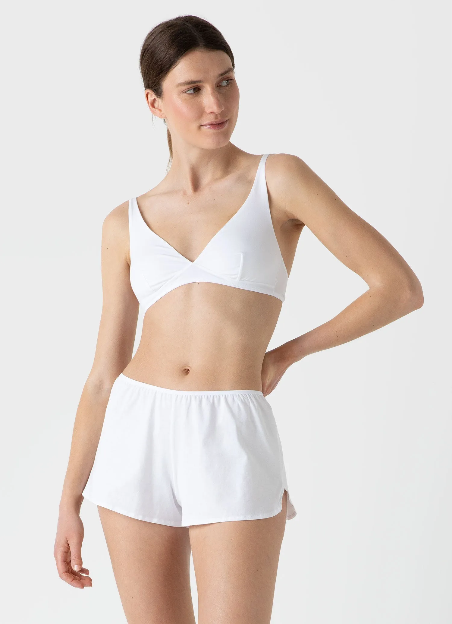 Women's French Knicker in White