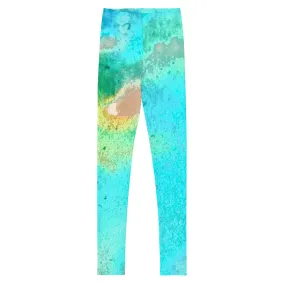 YOUTH LEGGINGS : TROPICAL WATER MOVEMENTS